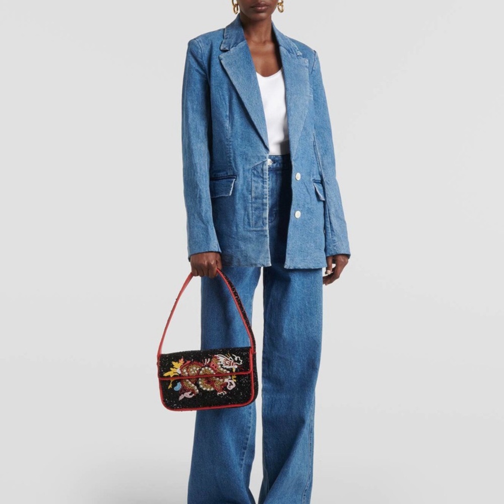 STAUD BEADED TOMMY BAG DRAGON - Picture 7 of 16